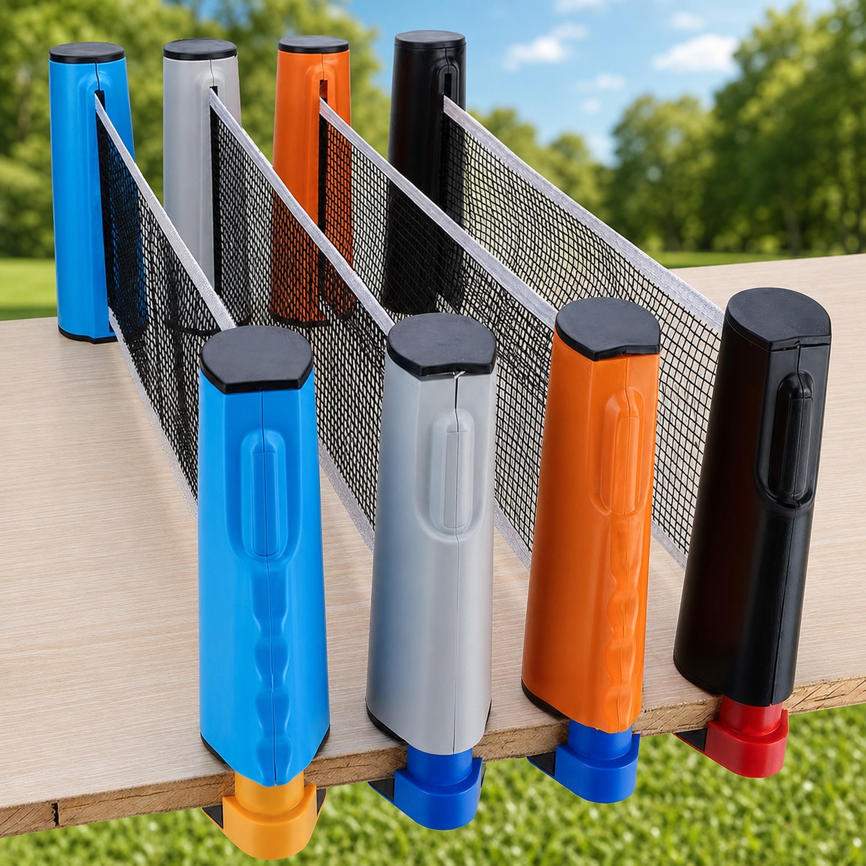 Table Tennis Net Set - شبكة تنس طاولة قابلة للسحب جديدة