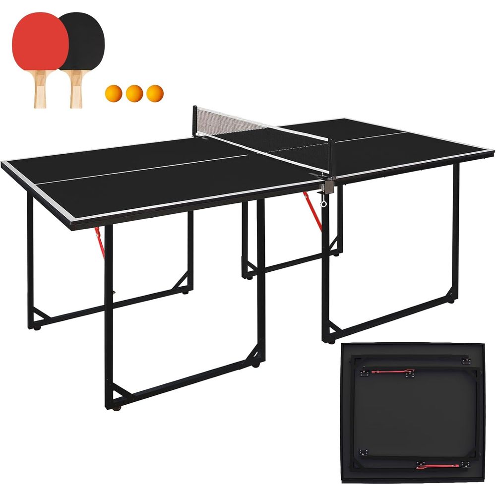 Table Tennis Net Set - طاولات بينج بونج محمولة بحجم 4.5/6/9