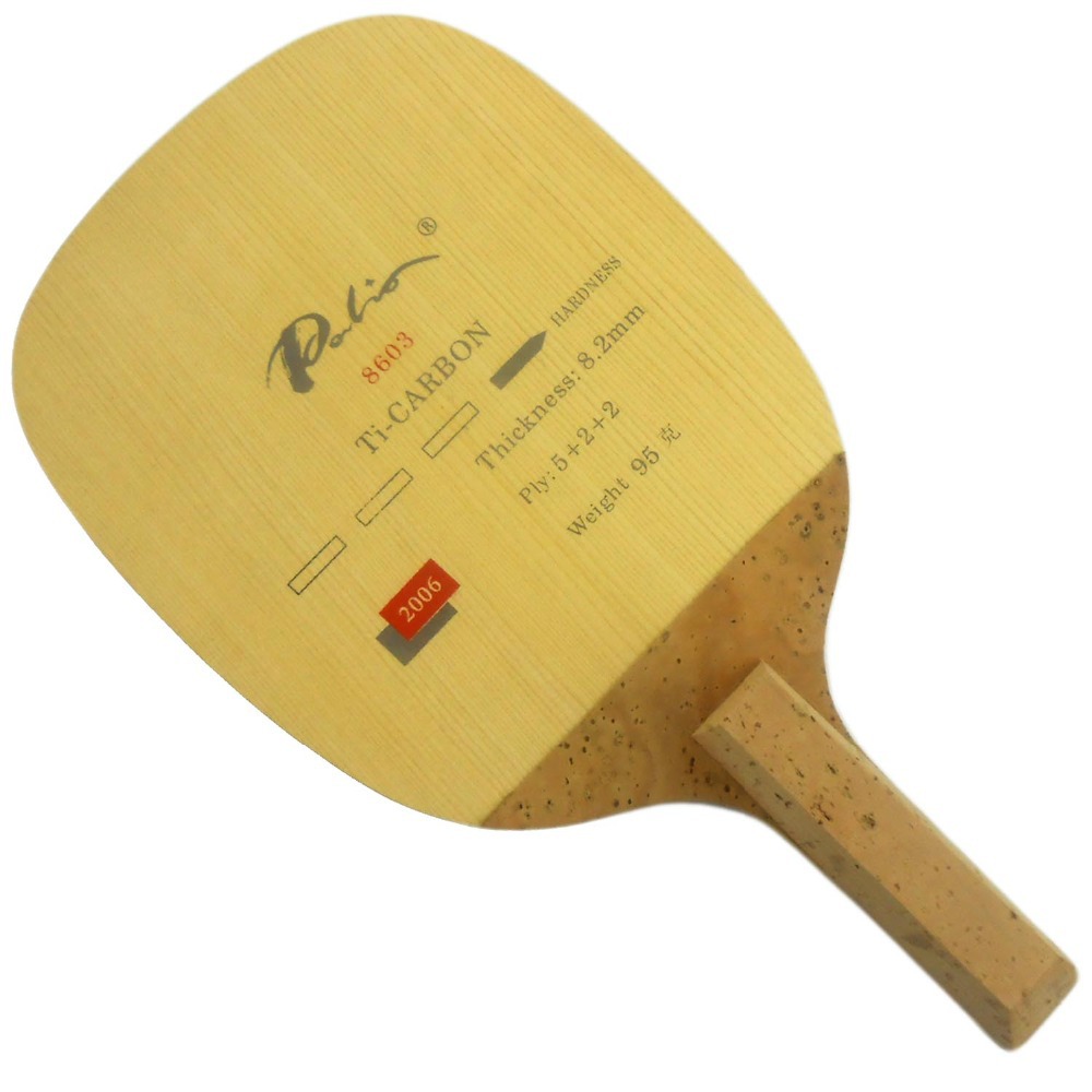 Table Tennis In Japanese - باليو-الكربون التيتانيوم مضرب تنس الطاولة بليد