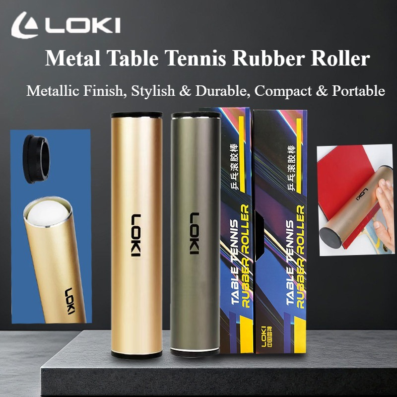 Table Tennis Bat - حاوية معدنية لكرات تنس الطاولة من