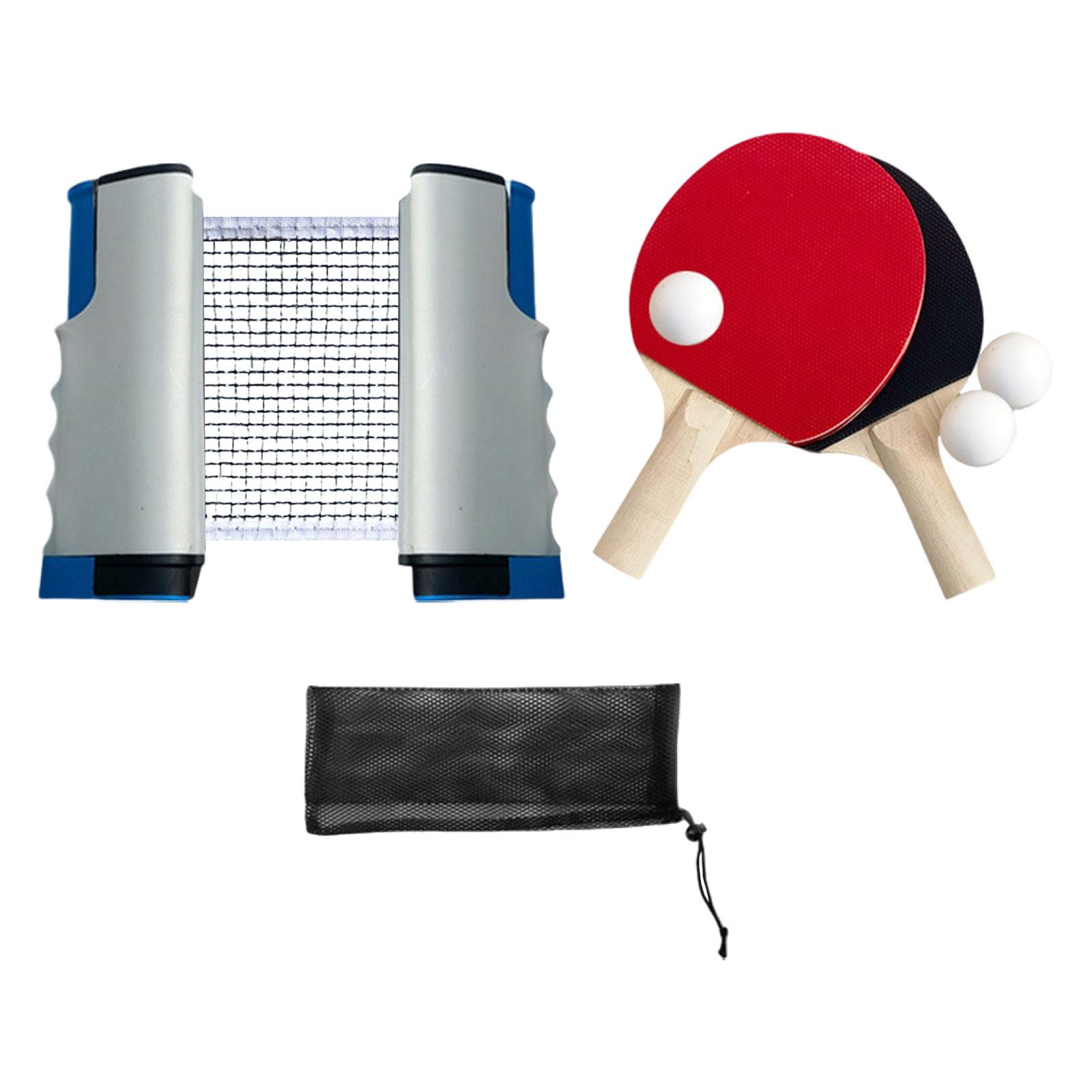 مجموعة مضارب تنس الطاولة مع شب - مراجعة Table Tennis Net Set وسعره