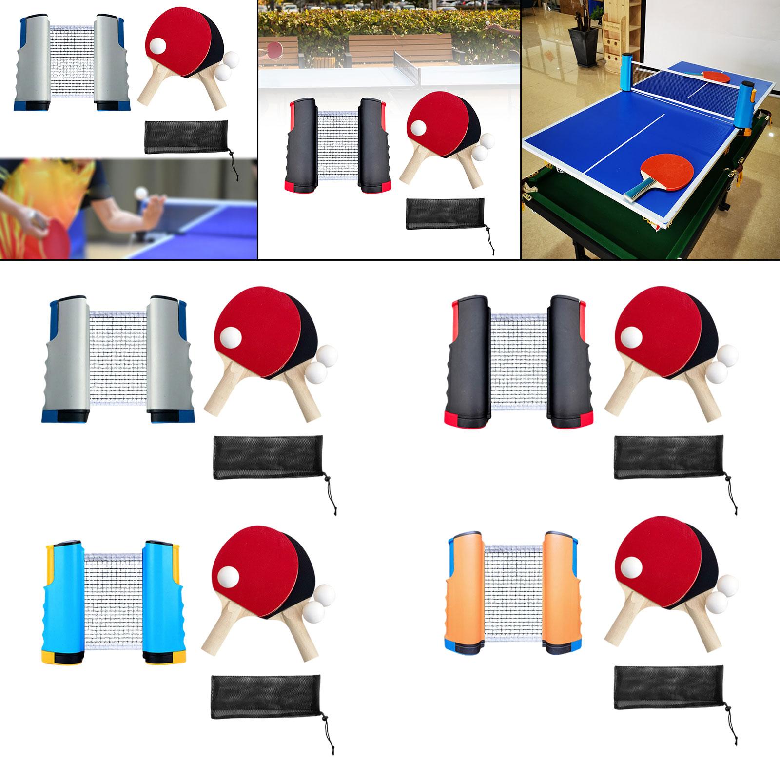 مجموعة مضارب تنس الطاولة مع شب - مراجعة Table Tennis Net Set وسعره