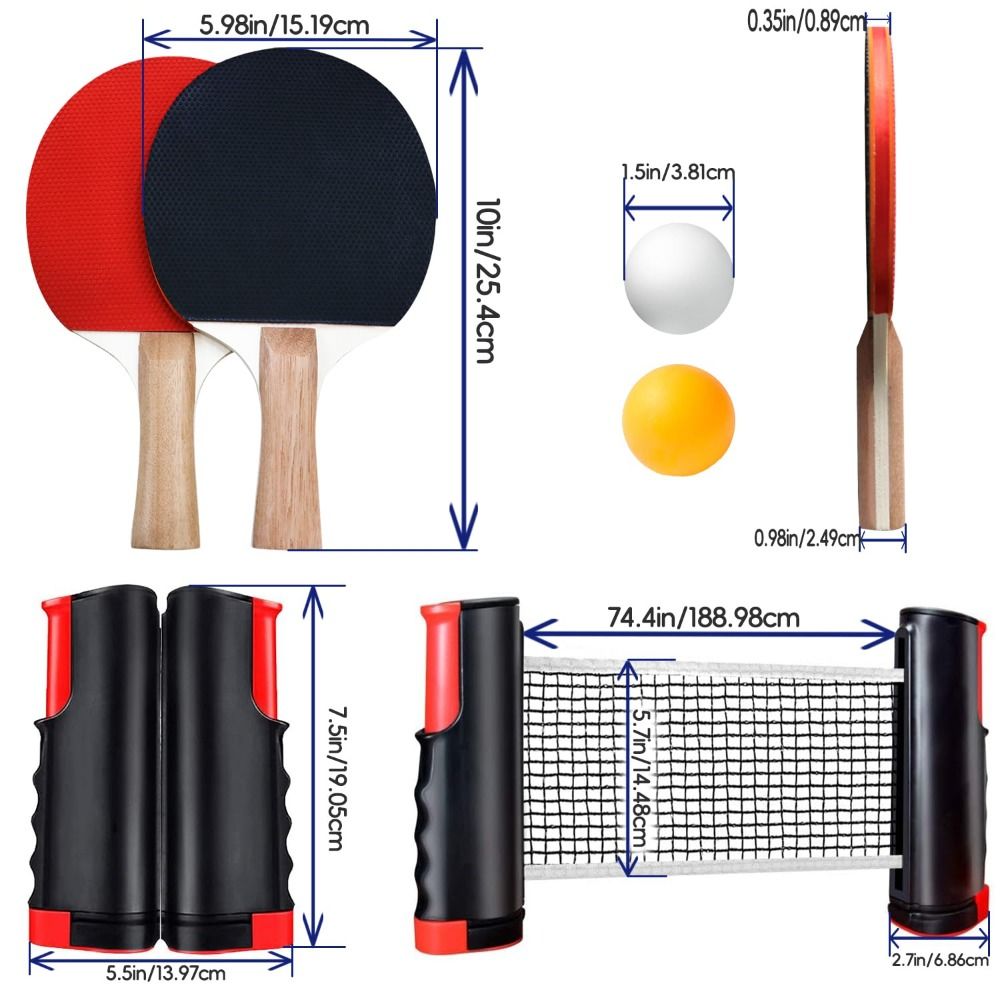 مجموعة شبكة تنس الطاولة القابل - مراجعة Table Tennis Net Set وسعره