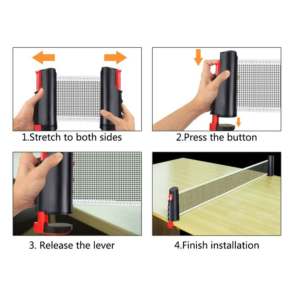 شبكة تنس الطاولة بينج بونج قاب - مراجعة Table Tennis Net Set وسعره
